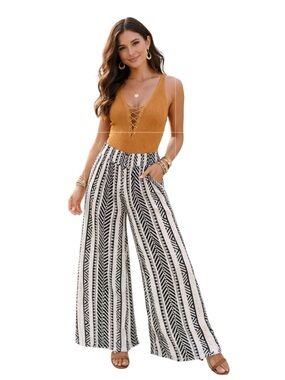 Juniper Blu Boho Wide Leg Pants